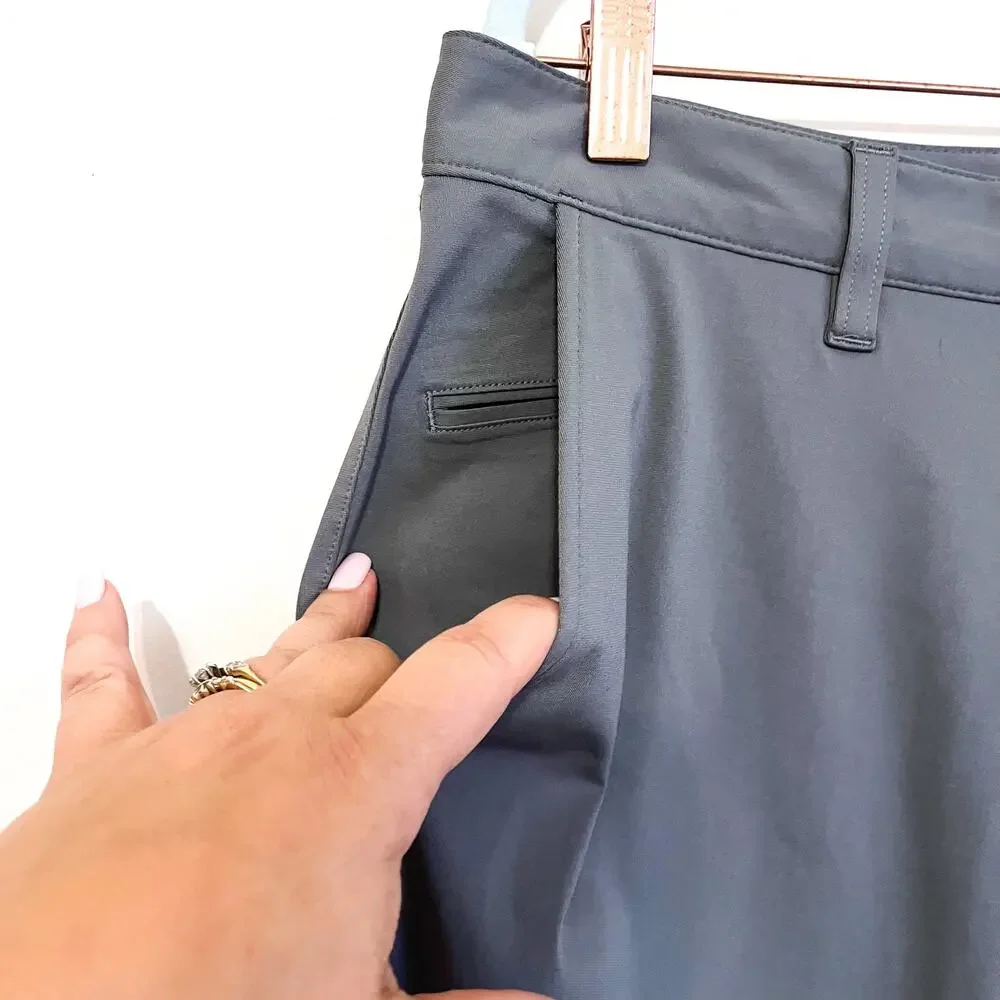 Rhone Commuter Classic Pants Mens 38 Gray Performance Chino Travel Tech‎ Stretch